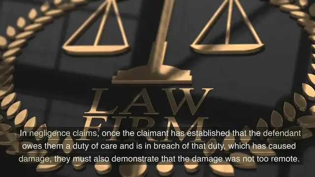 Video thumbnail for Remoteness of damage  - Tort law www.e-lawresources.co.uk