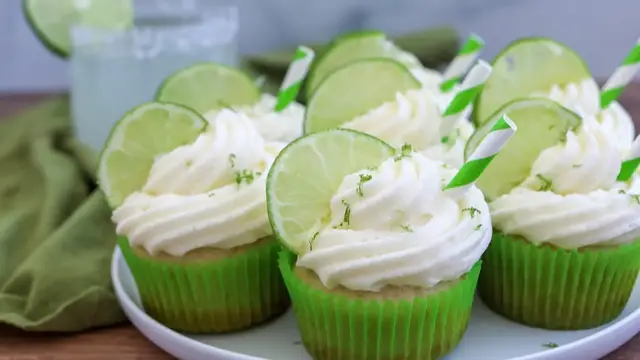'Video thumbnail for Spiked Margarita Cupcakes Recipe'