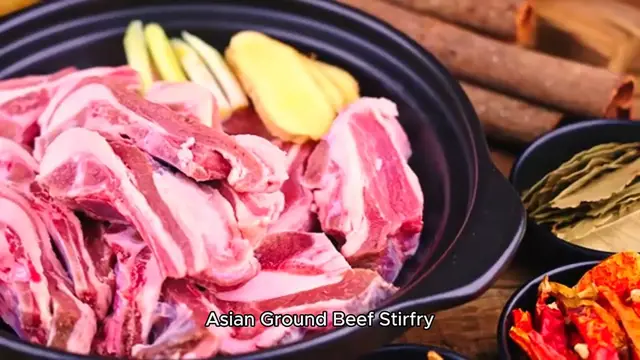 Video thumbnail for asian ground beef recipe