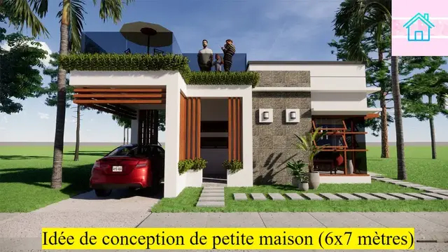 Video thumbnail for Idée de conception de petite maison (6x7 mètres)
