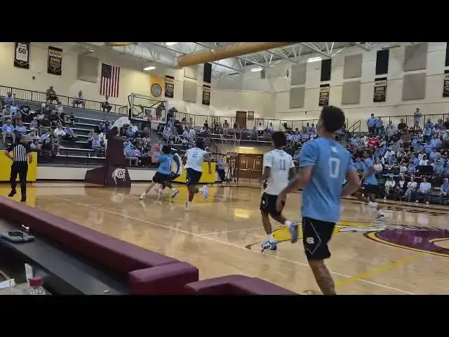 'Video thumbnail for #UNC Cherokee scrimmage highlights from courtside'