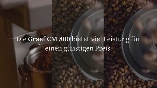 Video thumbnail for Graef CM 800 Test 2024: Günstige Einsteiger Kaffeemühle nur für Espresso?