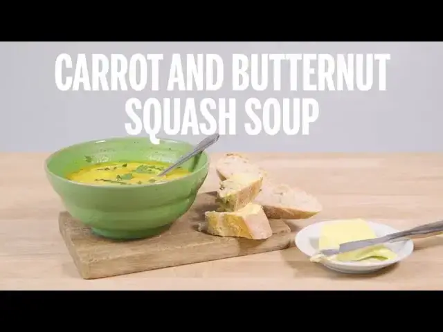 Video thumbnail for Carrot and Butternut Squash Soup | Recipe