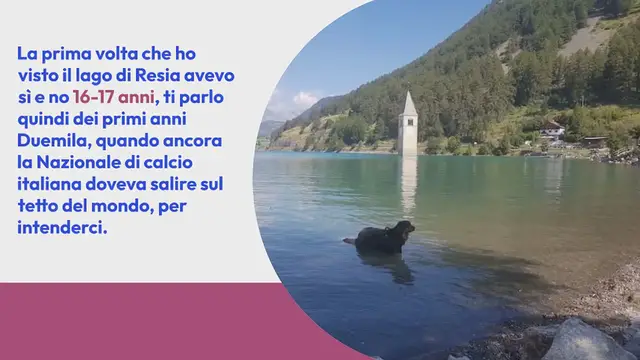 Video thumbnail for La storia del lago di Resia e del campanile sommerso