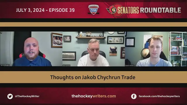 Video thumbnail for Senators - Reaction to the Jakob Chychrun Trade