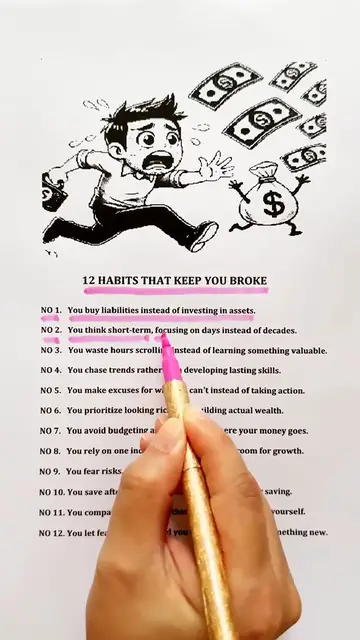Video thumbnail for 12 habits that keep you broke