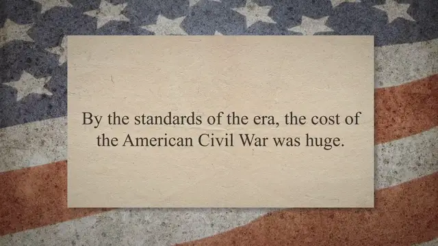 Video thumbnail for The Cost of the American Civil War