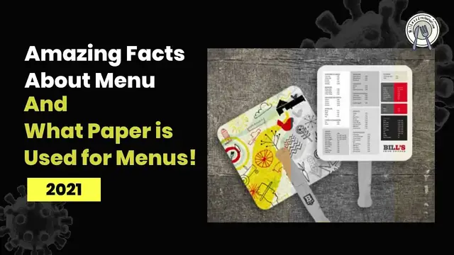 Video thumbnail for Amazing Facts About Menu and What Paper is Used for Menus! (2021)
