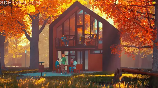 Video thumbnail for Twinmotion 2021 House On River Cinematics