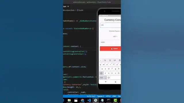 Video thumbnail for Currency Converter App in Flutter App
