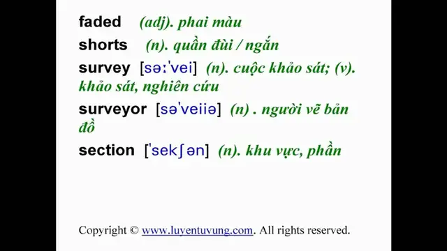 Video thumbnail for Learn English Vocabulary - Grade 9 - Unit 02 - Lesson 03
