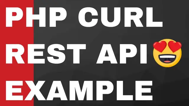 Video thumbnail for PHP cURL Script to Make a Get Request to REST API Of Github to Return JSON Data Full Example