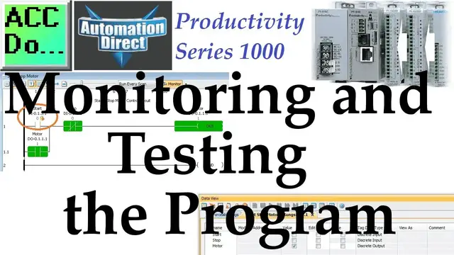 Video thumbnail for Productivity 1000 Series Monitoring and Testing the Program