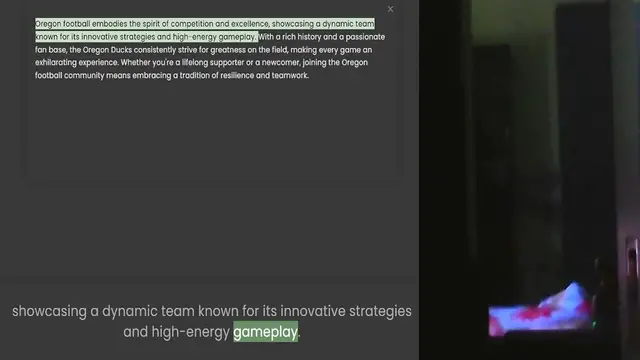 Video thumbnail for Oregon football embodies the spirit of competition and excellence, showcasing a dynamic team known for its innovative strategies and high-energy gameplay. With a rich history and a passionate fan base, the Oregon Ducks consistently strive