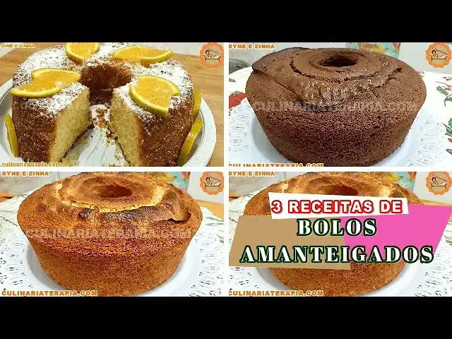 Video thumbnail for 3 Receitas de Bolo Amanteigado Fofinho - Culinária Terapia por Dyne e Zinha