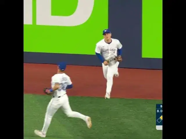 'Video thumbnail for Daulton Varsho's AMAZING LEAPING CATCH AT THE WALL!!! | 09/09/2025'