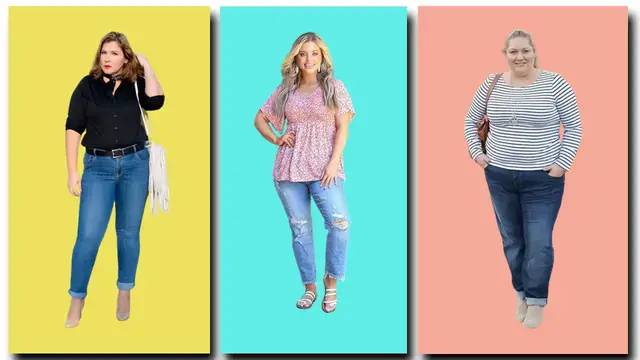 Video thumbnail for How to Style Boyfriend Jeans Plus Size?