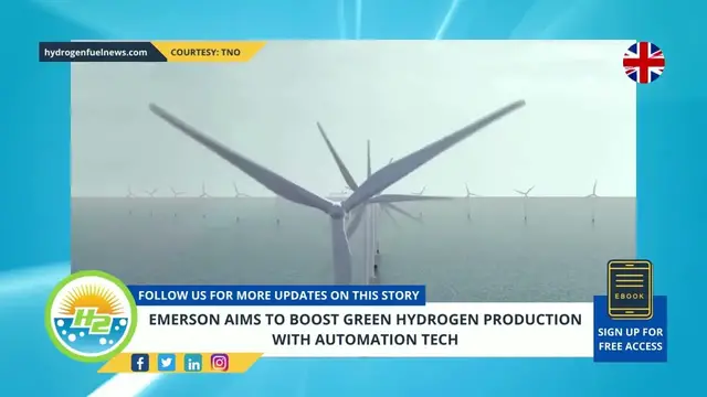 Video thumbnail for Emerson aims to boost green hydrogen production with automation tech