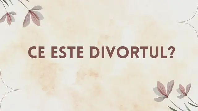 Video thumbnail for Ce este divortul