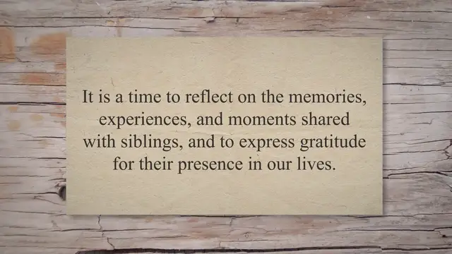 'Video thumbnail for Sibling Love: Understanding the Significance of National Siblings Day and How to Celebrate It'