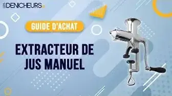 Video thumbnail for ⭐️ MEILLEUR EXTRACTEUR DE JUS MANUEL - Comparatif & Guide d'achat (NOUVEAUTÉS) 2023 ⭐️