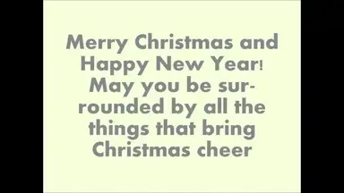 'Video thumbnail for Christmas Wishes: Messages to Write in a Christmas Card'