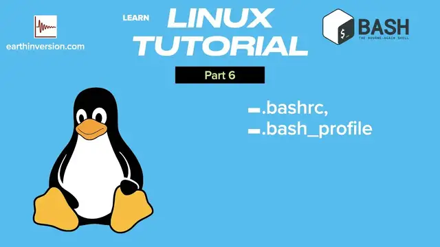 'Video thumbnail for Linux Tutorial   Part 6: bashrc and bash_profile files'