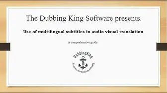 Video thumbnail for Use Of Multilingual Subtitles In Audio Visual Translation (Case Study)
