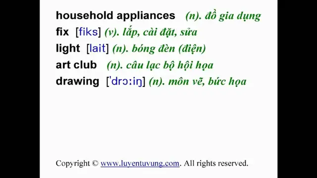 Video thumbnail for Learn English Vocabulary - Grade 7 - Unit 05 - Lesson 01