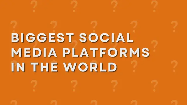 Video thumbnail for Biggest Social Media Platforms In The World