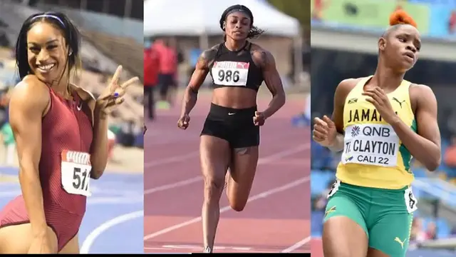 Video thumbnail for EPIC: Thompson-Herah, Clayton, and Williams Clash in Heats at Velocity Fest 13