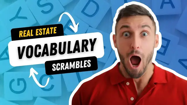 Video thumbnail for 68 Real Estate Exam Vocabulary Scrambles