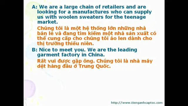 Video thumbnail for English for Business - Unit 14 - Dialogue 003