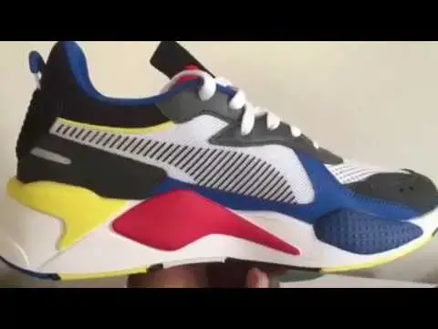 'Video thumbnail for Quick Look At The Puma RS -X Toys White Royal Red Yellow 36944902'