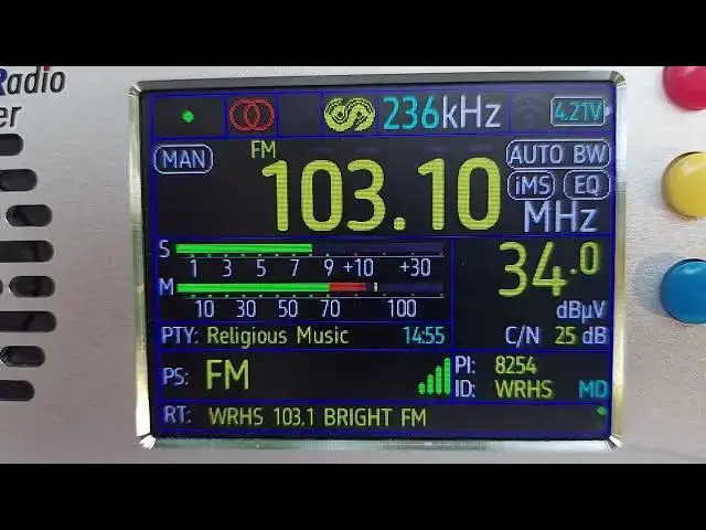 Video thumbnail for TEF 6686 LW/MW/SW/FM Stereo Portable Radio WRHS 103.1 FM Grasonville Maryland