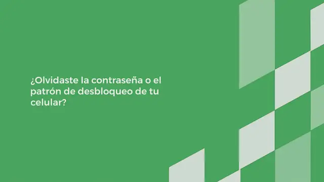 Video thumbnail for Cómo desbloquear un celular con contraseña sin borrar nada