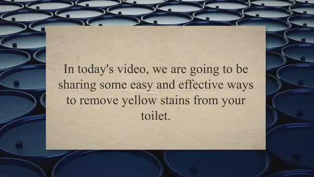 'Video thumbnail for 7 Easy Ways To Remove Yellow Stains From Toilet'
