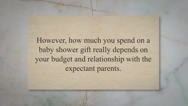 Video thumbnail for How Much To Spend On Baby Shower Gift? (List Of Best Gifts)