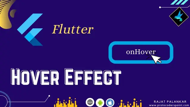Video thumbnail for How to implement Hover Effect in flutter web
