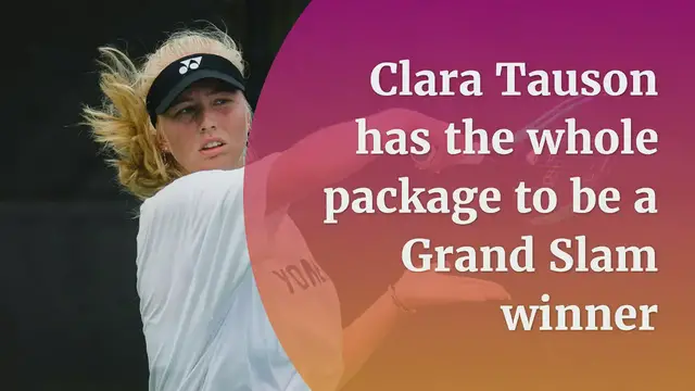 Video thumbnail for Clara Tauson has the whole package to be a Grand Slam winner