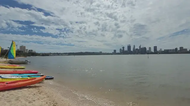 Video thumbnail for Sail boat beach area