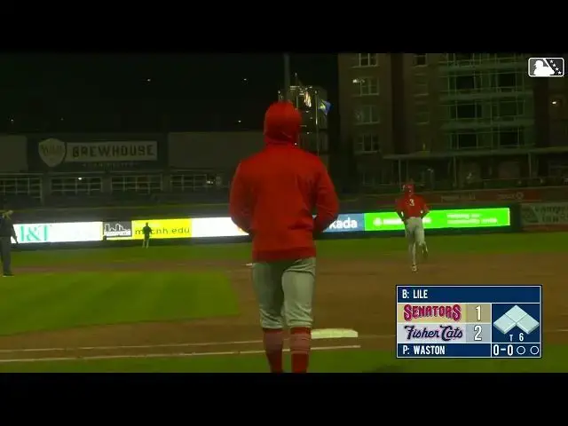'Video thumbnail for Daylen Lile SMACKS a Solo Home Run! | Washington Nationals Prospect | 04/15/2025'