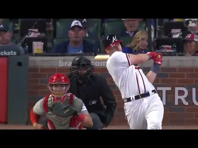 'Video thumbnail for Sean Murphy CRANKS a RBI Double! | Atlanta Braves | 4/10/2023'