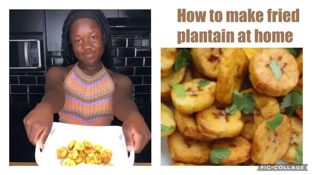 'Video thumbnail for How to make fried plantain chips at home (A West African favourite)|| simplentasty'