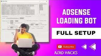 'Video thumbnail for Adsense loading software | Adsense clicking bot software full setup | how to use'