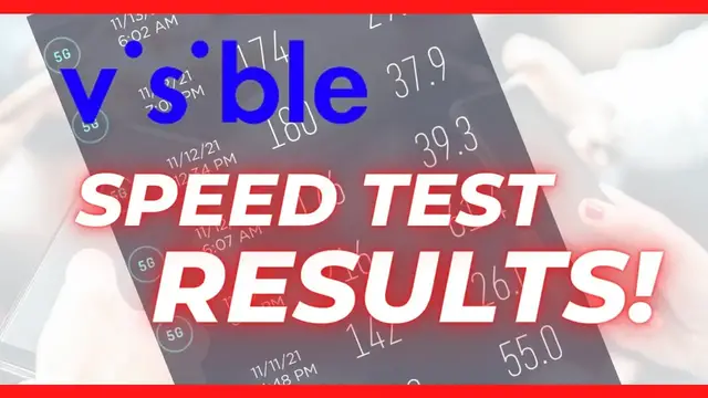 'Video thumbnail for Visible 5G Speed Test Results: How Fast Is the Verizon-Owned Cell Phone Service?'