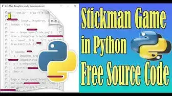 Video thumbnail for Stickman Game in Python with Source Code 2020 Free Download