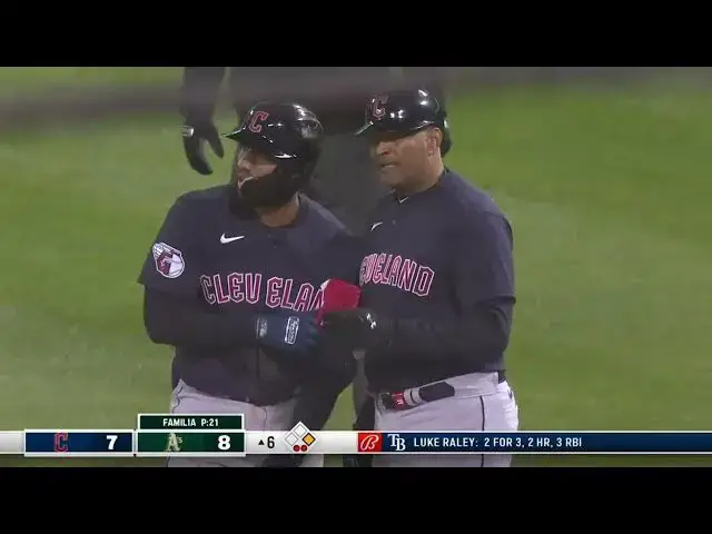 'Video thumbnail for Amed Rosario CRANKS a RBI Single, Scoring Will Brennan! | Cleveland Guardians | 4/3/2023'