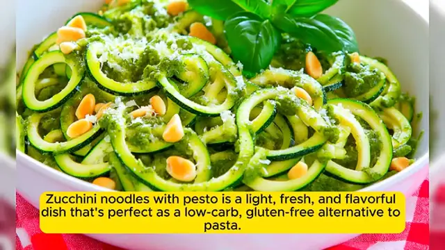 Video thumbnail for Zucchini Noodles With Pesto Recipe