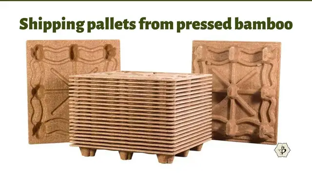 Video thumbnail for Bamboo scraps to bamboo pallets